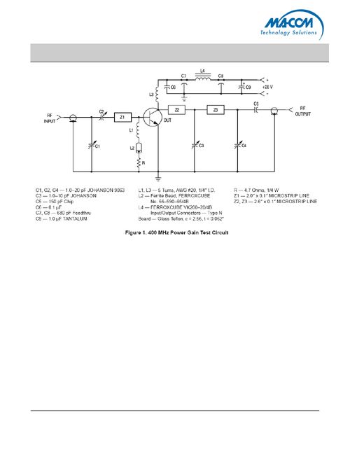 MRF313射頻功率晶體管 技術(shù)資料與采購指南